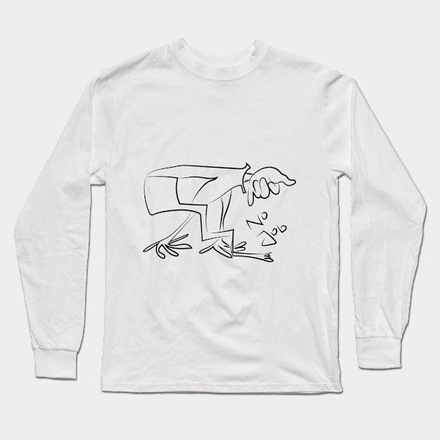 NO JOB Long Sleeve T-Shirt by AlexandreDuram